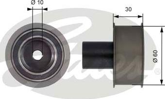 Gates T42136 - Ohjainrulla, hammashihna inparts.fi