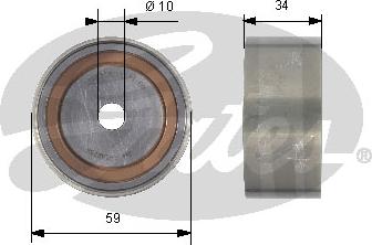 Gates T42137 - Ohjainrulla, hammashihna inparts.fi