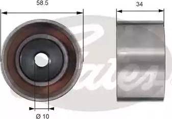 Gates T42172 - Ohjainrulla, hammashihna inparts.fi