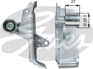 Gates T42313 - Ohjainrulla, hammashihna inparts.fi