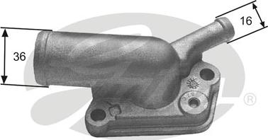Gates TH12087G1 - Termostaatti, jäähdytysneste inparts.fi