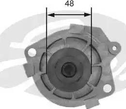 Gates Z80444 - Vesipumppu inparts.fi