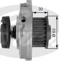 Gates Z80644 - Vesipumppu inparts.fi