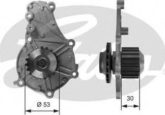 Gates Z80657 - Vesipumppu inparts.fi