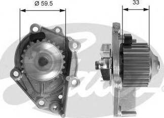 Gates Z80666 - Vesipumppu inparts.fi