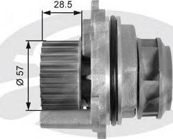 Gates Z80639 - Vesipumppu inparts.fi