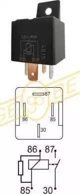 Gebe 9 9170 1 - Rele, polttoainepumppu inparts.fi