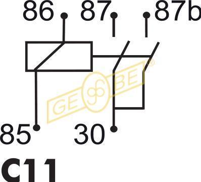 Gebe 9 9295 1 - Rele, työvirta inparts.fi