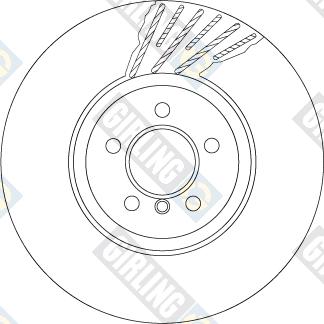 HELLA 8DD 355 120-681 - Jarrulevy inparts.fi