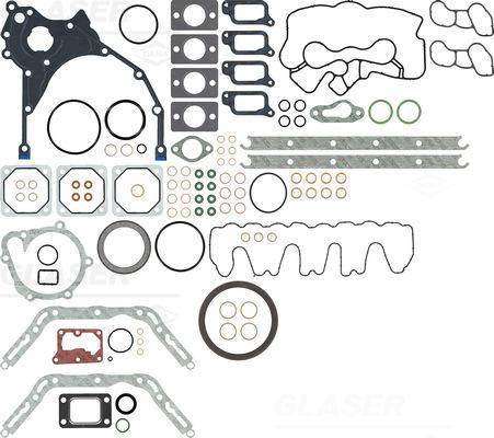 Glaser S38373-00 - Täydellinen tiivistesarja, moottori inparts.fi