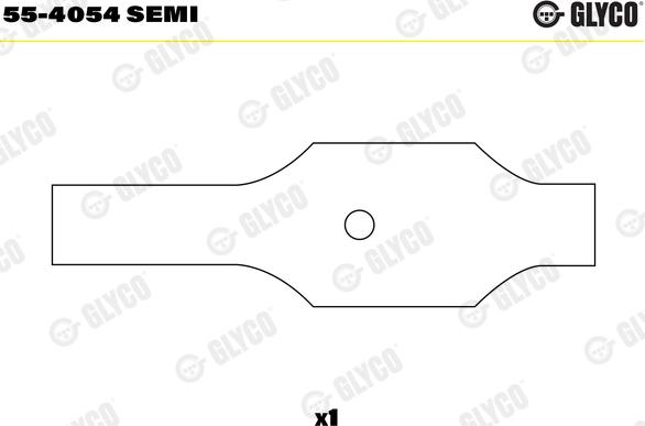 Glyco 55-4054 SEMI - Laakerin holkki, kiertokanki inparts.fi