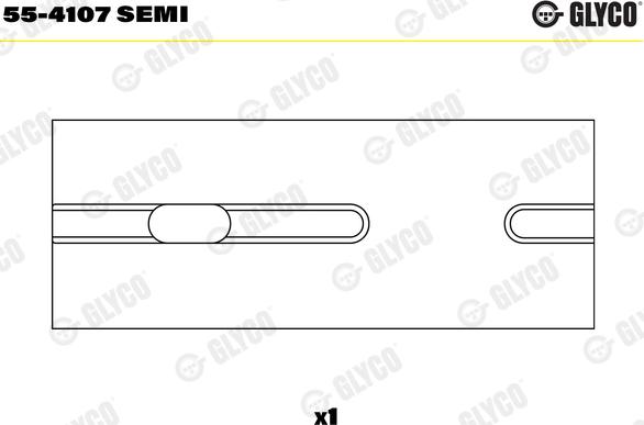 Glyco 55-4107 SEMI - Laakerin holkki, kiertokanki inparts.fi