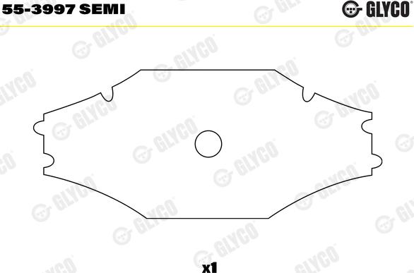 Glyco 55-3997 SEMI - Laakerin holkki, kiertokanki inparts.fi