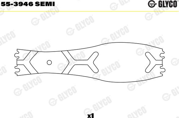 Glyco 55-3946 SEMI - Laakerin holkki, kiertokanki inparts.fi