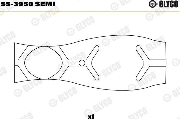 Glyco 55-3950 SEMI - Laakerin holkki, kiertokanki inparts.fi