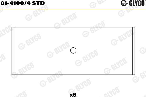 Glyco 01-4100/4 STD - Kiertokangen laakeri inparts.fi