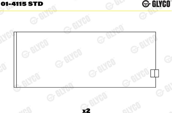 Glyco 01-4115 STD - Kiertokangen laakeri inparts.fi