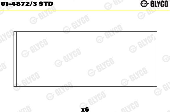 Glyco 01-4872/3 STD - Kiertokangen laakeri inparts.fi