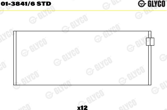 Glyco 01-3841/6 STD - Kiertokangen laakeri inparts.fi