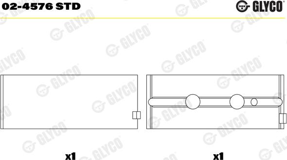 Glyco 02-4576 STD - Runkolaakeri inparts.fi