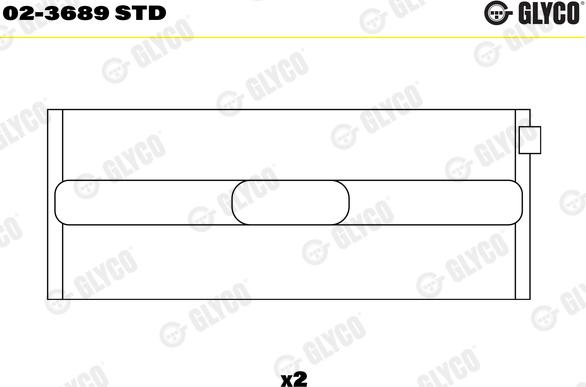 Glyco 02-3689 STD - Runkolaakeri inparts.fi