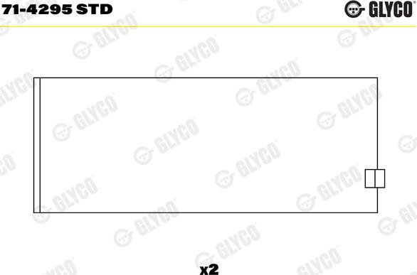 Glyco 71-4295 STD - Kiertokangen laakeri inparts.fi