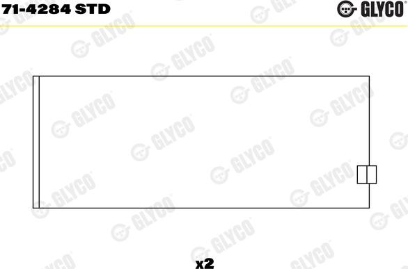 Glyco 71-4284 STD - Kiertokangen laakeri inparts.fi