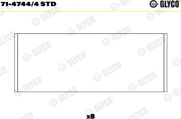 Glyco 71-4744/4 STD - Kiertokangen laakeri inparts.fi