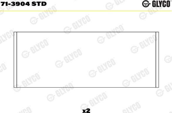 Glyco 71-3904 STD - Kiertokangen laakeri inparts.fi