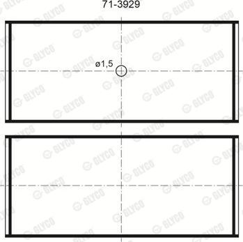 Glyco 71-3929/4 STD - Kiertokangen laakeri inparts.fi