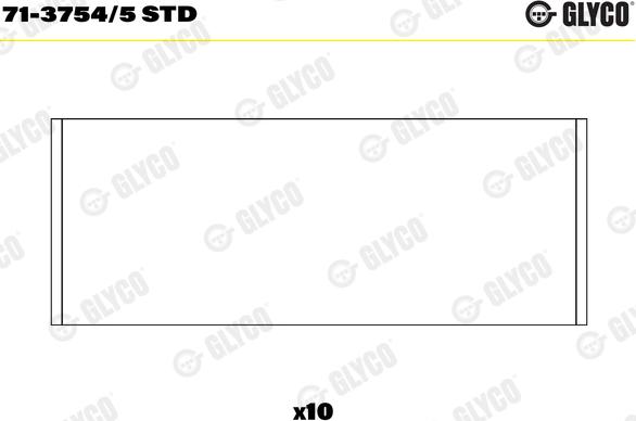 Glyco 71-3754/5 STD - Kiertokangen laakeri inparts.fi