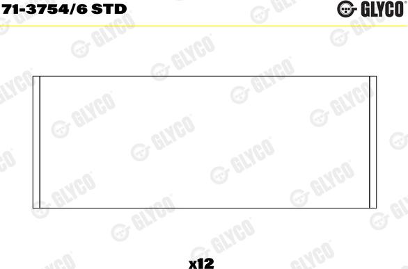 Glyco 71-3754/6 STD - Kiertokangen laakeri inparts.fi