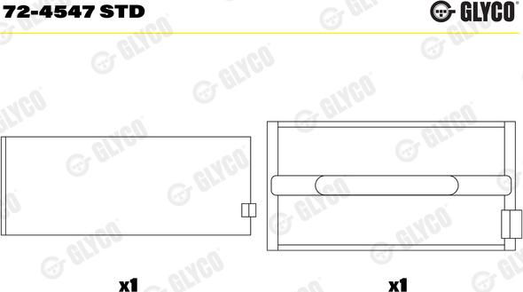 Glyco 72-4547 STD - Runkolaakeri inparts.fi