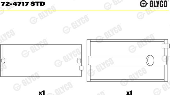 Glyco 72-4717 STD - Runkolaakeri inparts.fi