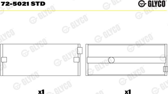 Glyco 72-5021 STD - Runkolaakeri inparts.fi