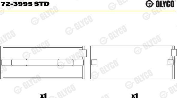 Glyco 72-3995 STD - Runkolaakeri inparts.fi