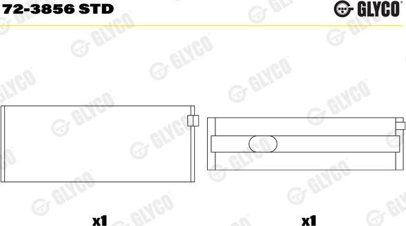 Glyco 72-3856 STD - Runkolaakeri inparts.fi