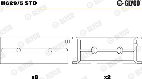 Glyco H629/5 STD - Runkolaakeri inparts.fi