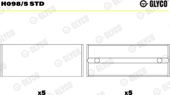 Glyco H098/5 STD - Runkolaakeri inparts.fi