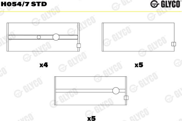 Glyco H054/7 STD - Runkolaakeri inparts.fi