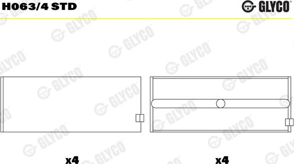 Glyco H063/4 STD - Runkolaakeri inparts.fi