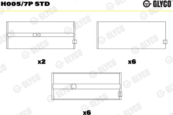 Glyco H005/7P STD - Runkolaakeri inparts.fi