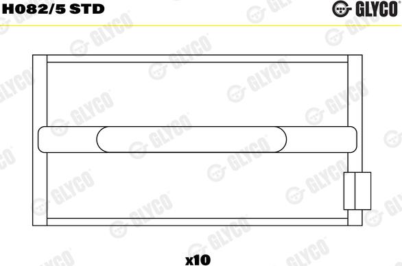 Glyco H082/5 STD - Runkolaakeri inparts.fi