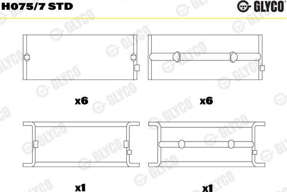 Glyco H075/7 STD - Runkolaakeri inparts.fi