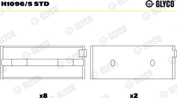 Glyco H1096/5 STD - Runkolaakeri inparts.fi