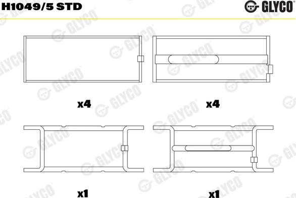 Glyco H1049/5 STD - Runkolaakeri inparts.fi