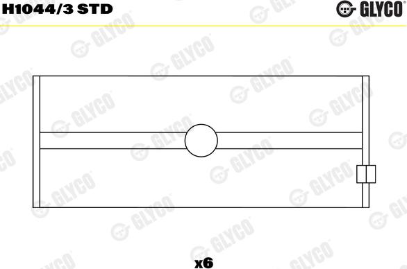 Glyco H1044/3 STD - Runkolaakeri inparts.fi