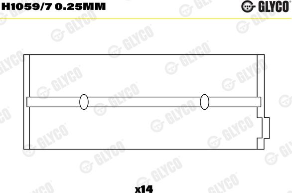 Glyco H1059/7 0.25mm - Runkolaakeri inparts.fi