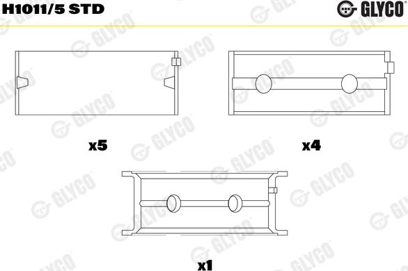 Glyco H1011/5 STD - Runkolaakeri inparts.fi