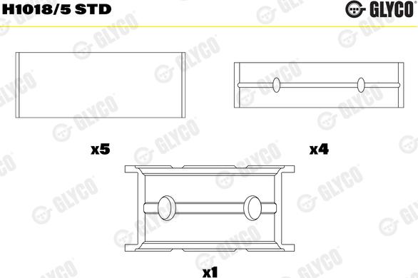 Glyco H1018/5 STD - Runkolaakeri inparts.fi